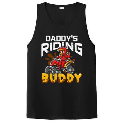 Daddy's Riding Buddy Funny ATV 4Wheeler Quad Biker PosiCharge Competitor Tank