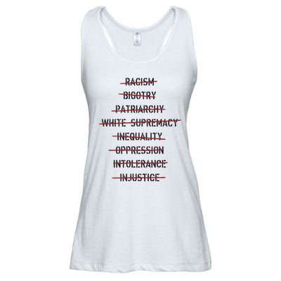 Don’T Racism Bigotry Patriarchy White Supremacy Inequality Oppression Ladies Essential Flowy Tank