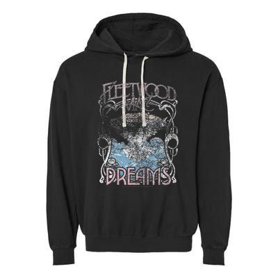 Dreams Rockband By Rock Off Garment-Dyed Fleece Hoodie