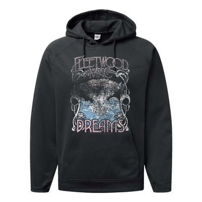 Dreams Rockband By Rock Off Performance Fleece Hoodie