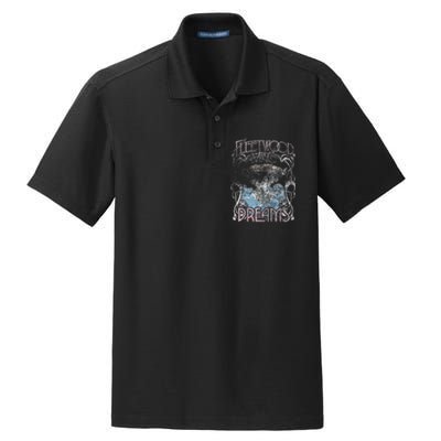 Dreams Rockband By Rock Off Dry Zone Grid Polo