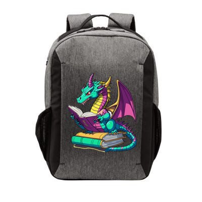 Dragon Reading Book Vector Backpack