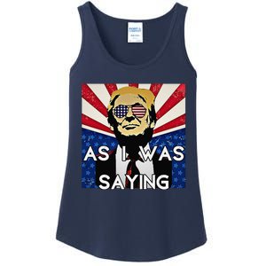 Donald Returns Back To Butler As I Was Saying Trump 2024 Ladies Essential Tank