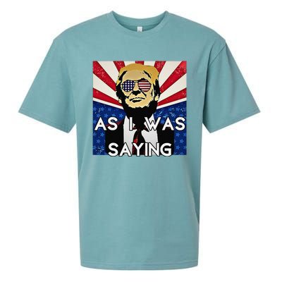 Donald Returns Back To Butler As I Was Saying Trump 2024 Sueded Cloud Jersey T-Shirt