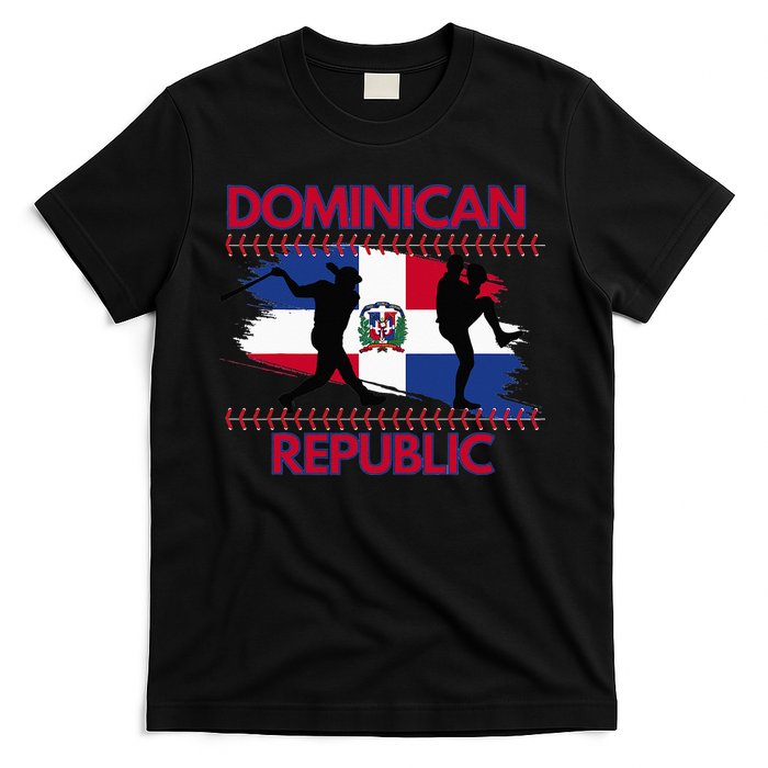 Dominican Republic Baseball Dominican Flag T-Shirt