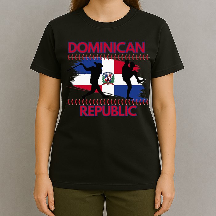 Dominican Republic Baseball Dominican Flag T-Shirt
