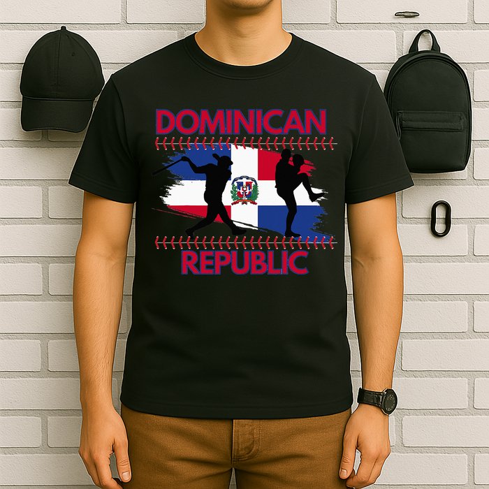 Dominican Republic Baseball Dominican Flag T-Shirt