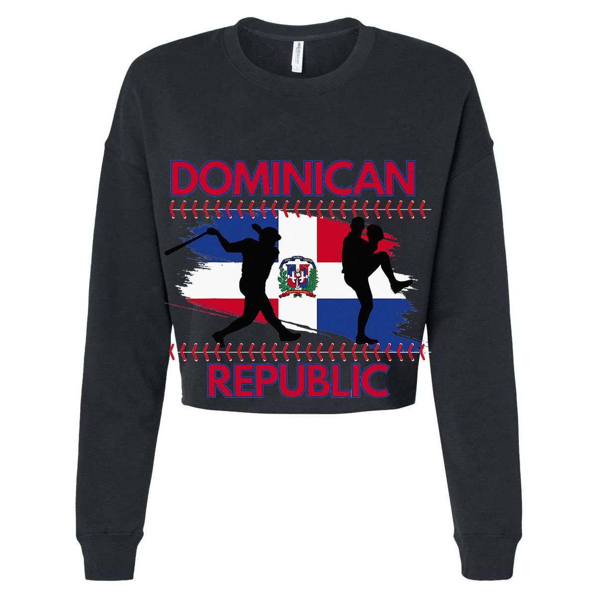 Dominican Republic Baseball Dominican Flag Flat Bill Trucker Hat