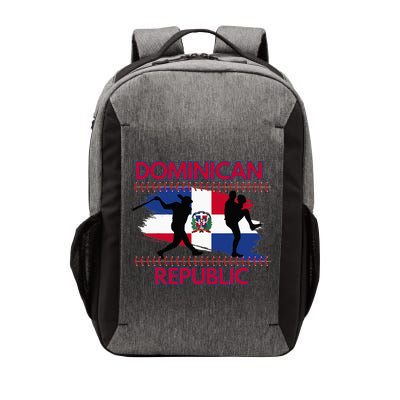 Dominican Republic Baseball Dominican Flag Vector Backpack