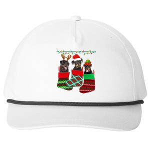 Dog Rottweiler Christmas Socks Funny Xmas Pajama Pet Puppy Great Gift Snapback Five-Panel Rope Hat