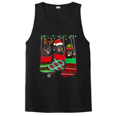 Dog Rottweiler Christmas Socks Funny Xmas Pajama Pet Puppy Great Gift PosiCharge Competitor Tank