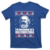 Dreaming Red Christmas Karl Marx Ugly Xmas Meme Gift T-Shirt