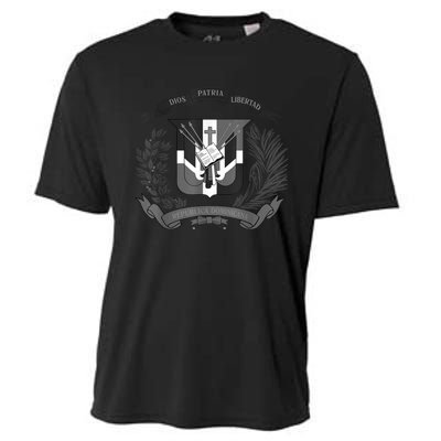 Dominican Republic Coat Of Arms Cooling Performance Crew T-Shirt