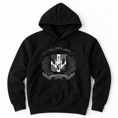 Dominican Republic Coat Of Arms Hoodie