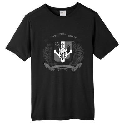 Dominican Republic Coat Of Arms Tall Fusion ChromaSoft Performance T-Shirt