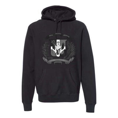 Dominican Republic Coat Of Arms Premium Hoodie