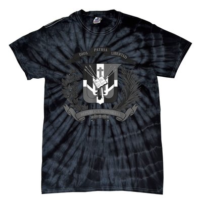 Dominican Republic Coat Of Arms Tie-Dye T-Shirt