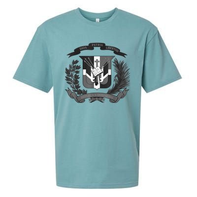 Dominican Republic Coat Of Arms Sueded Cloud Jersey T-Shirt