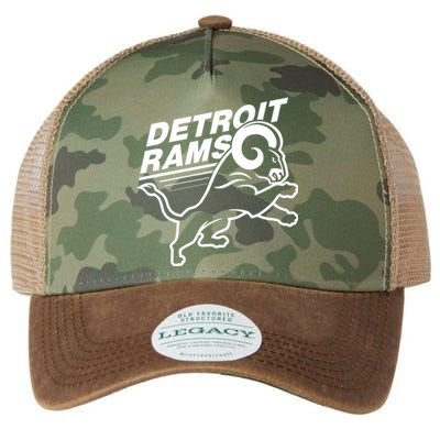 Detroit Rams Champions Football Legacy Tie Dye Trucker Hat