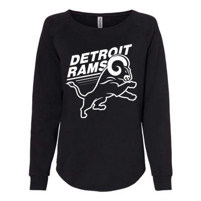 Detroit Rams Champions Football Womens California Wash Sweatshirt