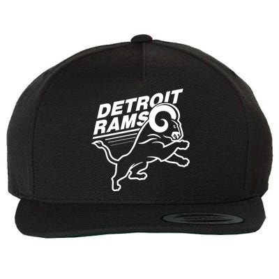 Detroit Rams Champions Football Wool Snapback Cap