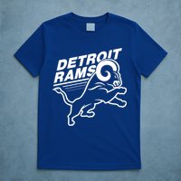 Detroit Rams Champions Football T-Shirt