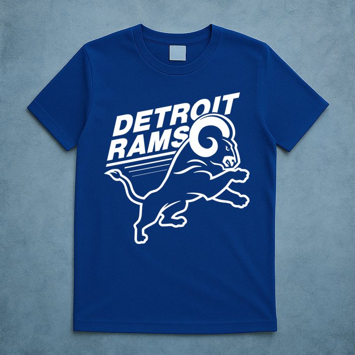 Detroit Rams Champions Football T-Shirt
