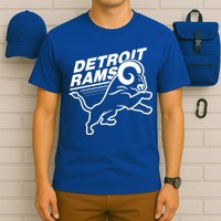 Detroit Rams Champions Football T-Shirt