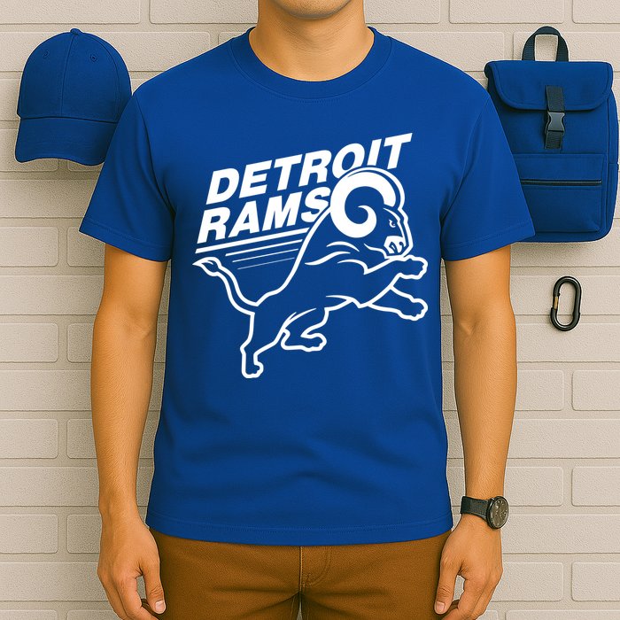 Detroit Rams Champions Football T-Shirt