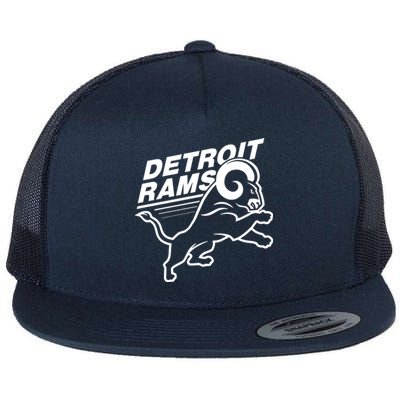 Detroit Rams Champions Football Flat Bill Trucker Hat