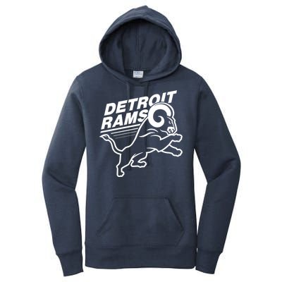 Detroit Rams Champions Football Women's Pullover Hoodie