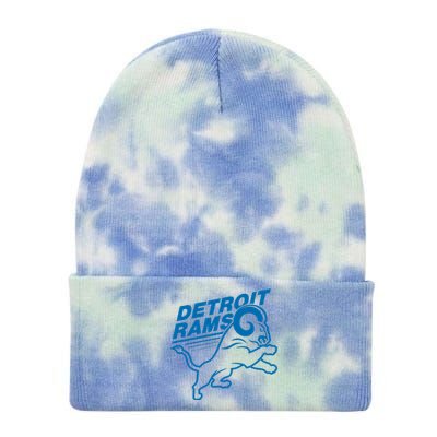 Detroit Rams Champions Football Tie Dye 12in Knit Beanie