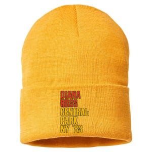 Diana Ross Central Park 1983 Sustainable Knit Beanie