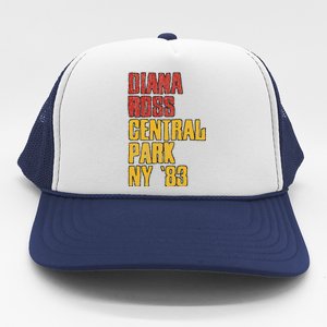 Diana Ross Central Park 1983 Trucker Hat