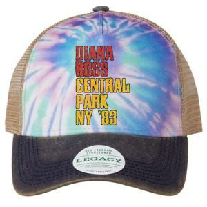 Diana Ross Central Park 1983 Legacy Tie Dye Trucker Hat