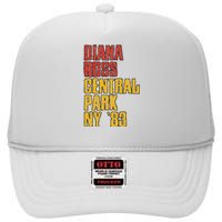 Diana Ross Central Park 1983 High Crown Mesh Back Trucker Hat