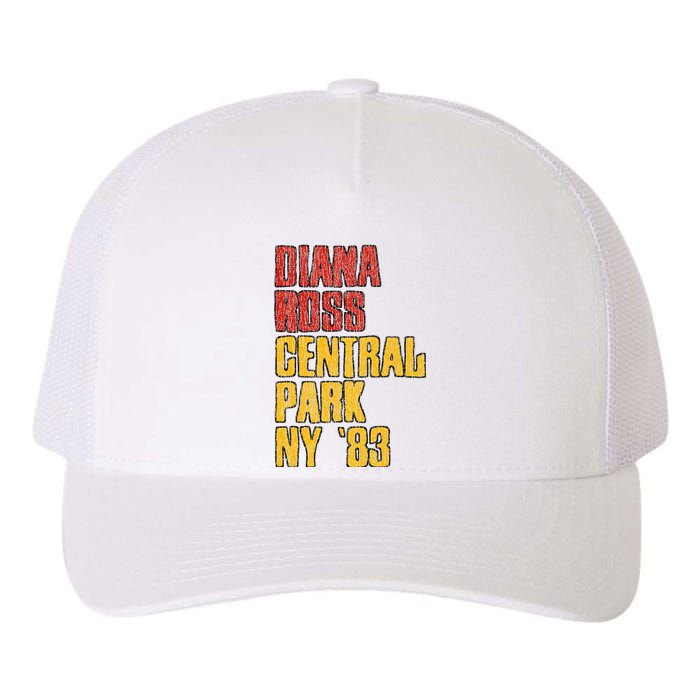 Diana Ross Central Park 1983 Yupoong Adult 5-Panel Trucker Hat