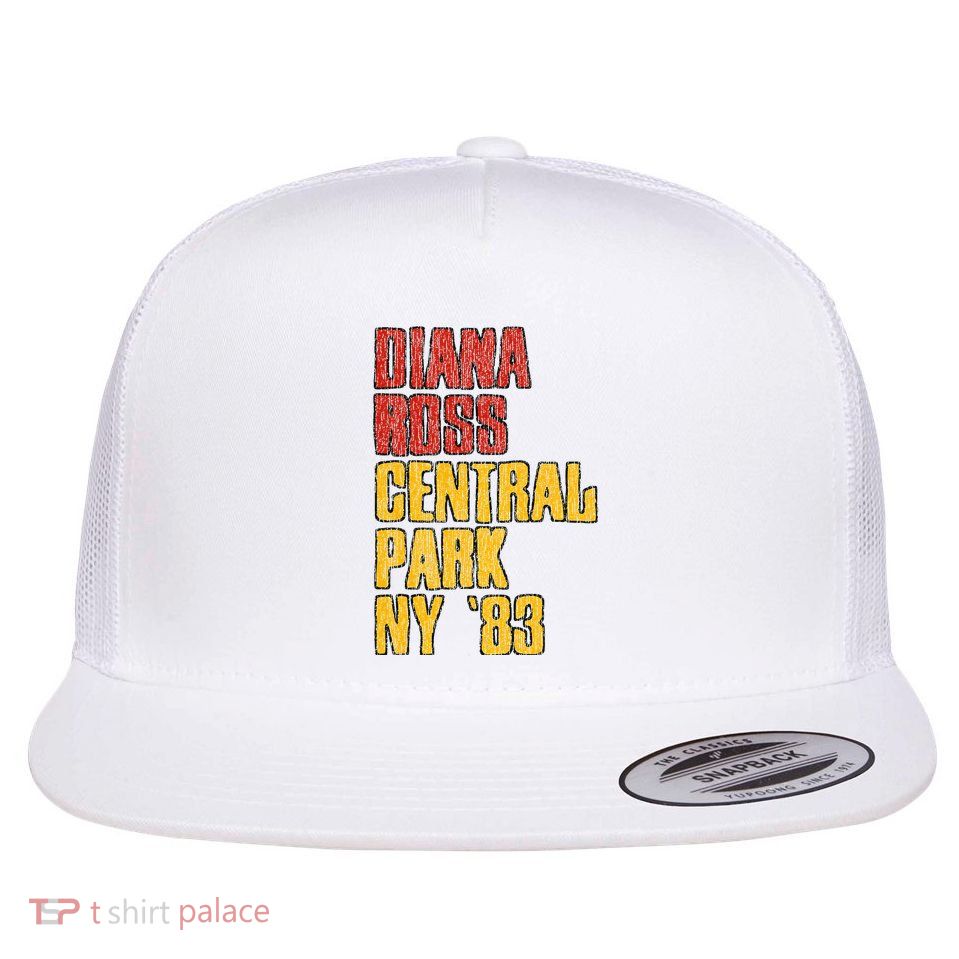 Diana Ross Central Park 1983 Flatbill Hat