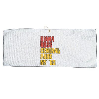 Diana Ross Central Park 1983 Large Microfiber Waffle Golf Towel