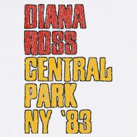 Diana Ross Central Park 1983 Womens Tank Top