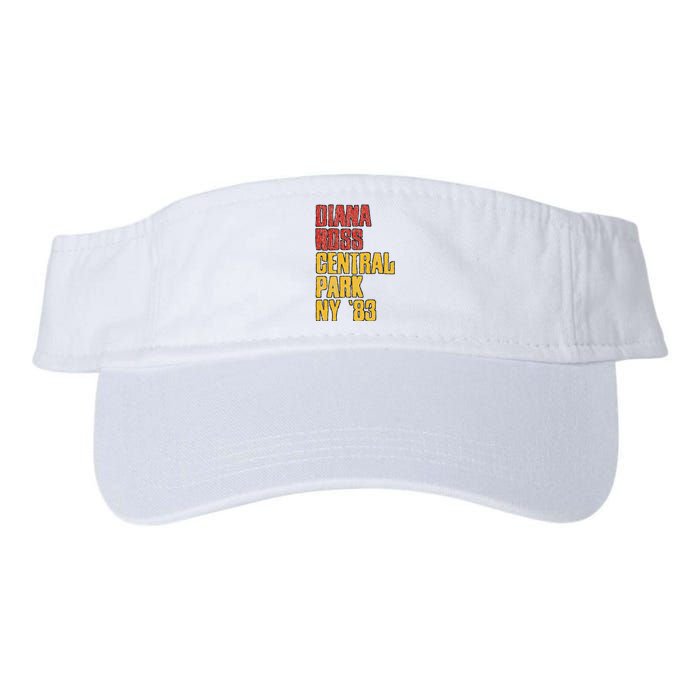 Diana Ross Central Park 1983 Valucap Bio-Washed Visor