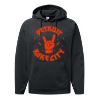 Detroit Rake City Detroit Lovers Performance Fleece Hoodie