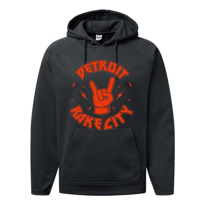 Detroit Rake City Detroit Lovers Performance Fleece Hoodie