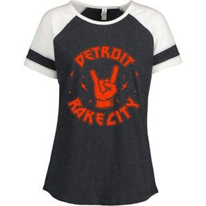 Detroit Rake City Detroit Lovers Enza Ladies Jersey Colorblock Tee