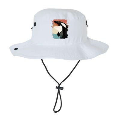 Distressed Retro Colors Orca Killer Whale Legacy Cool Fit Booney Bucket Hat