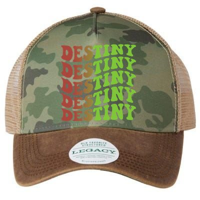 Destiny Retro Christmas Inspirational Legacy Tie Dye Trucker Hat