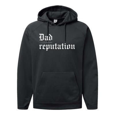 Dad Reputation Concert Music Lover Performance Fleece Hoodie