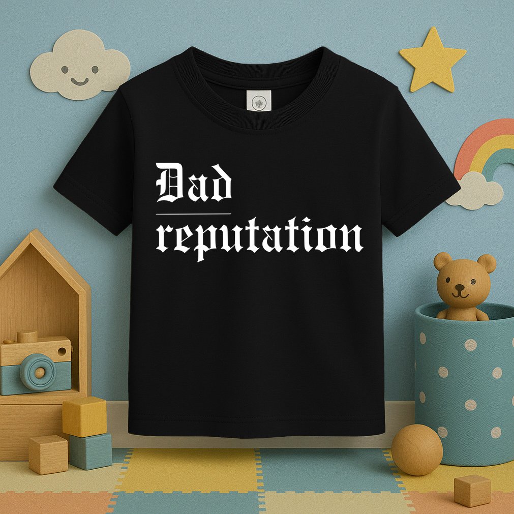 Dad Reputation Concert Music Lover Toddler T-Shirt