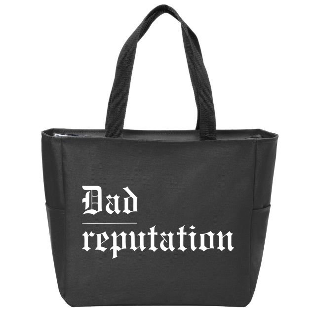 Dad Reputation Concert Music Lover Zip Tote Bag