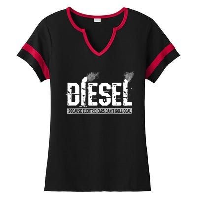 Diesel Rolling Coal Gift Ladies Halftime Notch Neck Tee